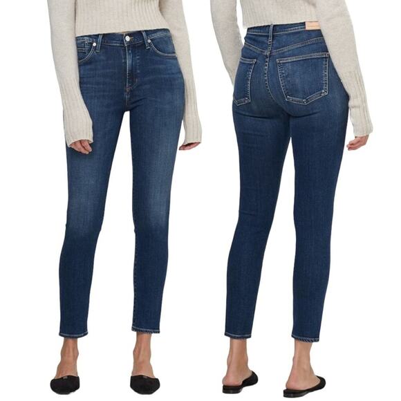 Citizens of Humanity High Rise Skinny Rocket Ankle Jeans Dark Wash Size 25 48346 - Picture 1 of 16